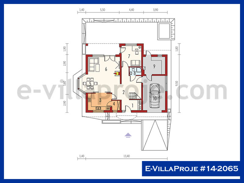 Leichtstahl-Villenprojekt #14 - 2065 Galeri Görseli 2
